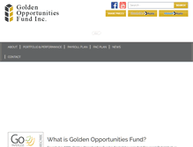 Tablet Screenshot of goldenopportunities.ca
