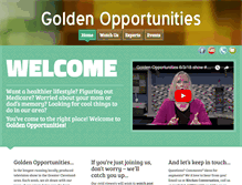 Tablet Screenshot of goldenopportunities.tv